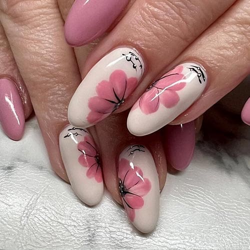backfill-nail-salon-pukekohe-franklin-pink-and-white-floral-nail-art
