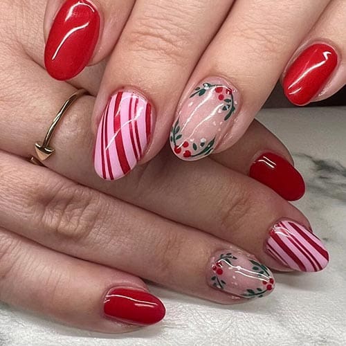 structured-manicure-nail-salon-pukekohe-franklin-christmas-nail-art